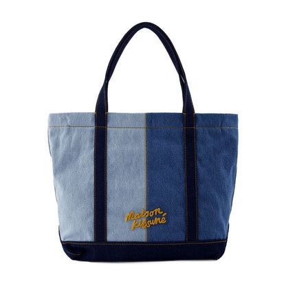 Maison Kitsuné – Mittelgroße Einkaufstasche mit Fuchskopf
