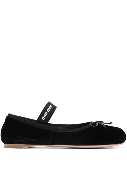Miu Miu Samt-Ballerinas