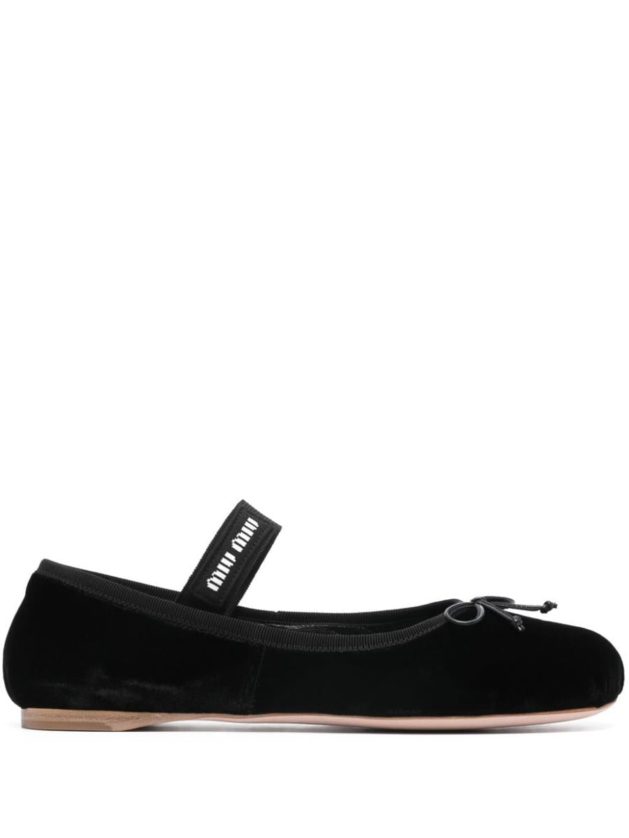 Miu Miu Samt-Ballerinas