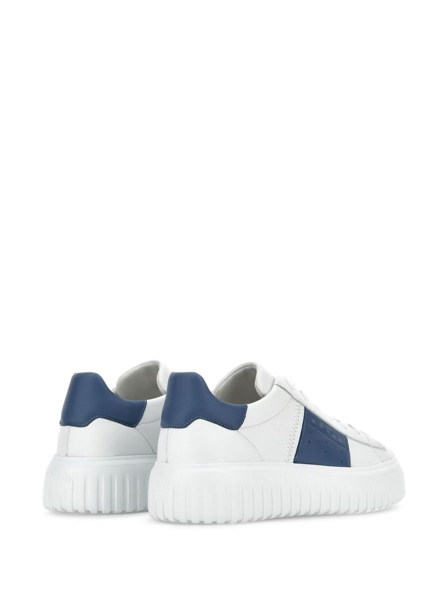 Hogan – Weiße Sneakers mit H-Streifen