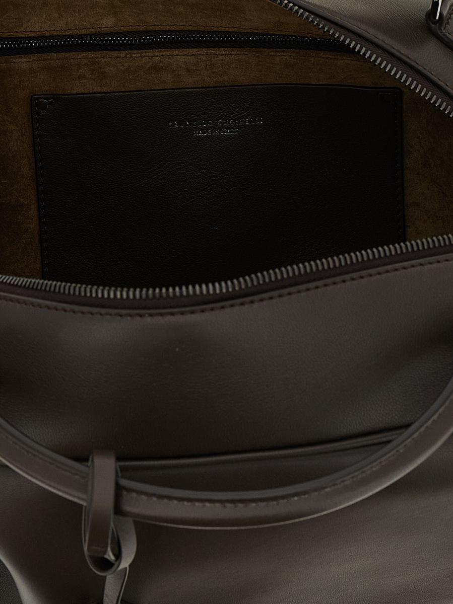 Brunello Cucinelli „Boston Explorer“ mittelgroße Handtasche