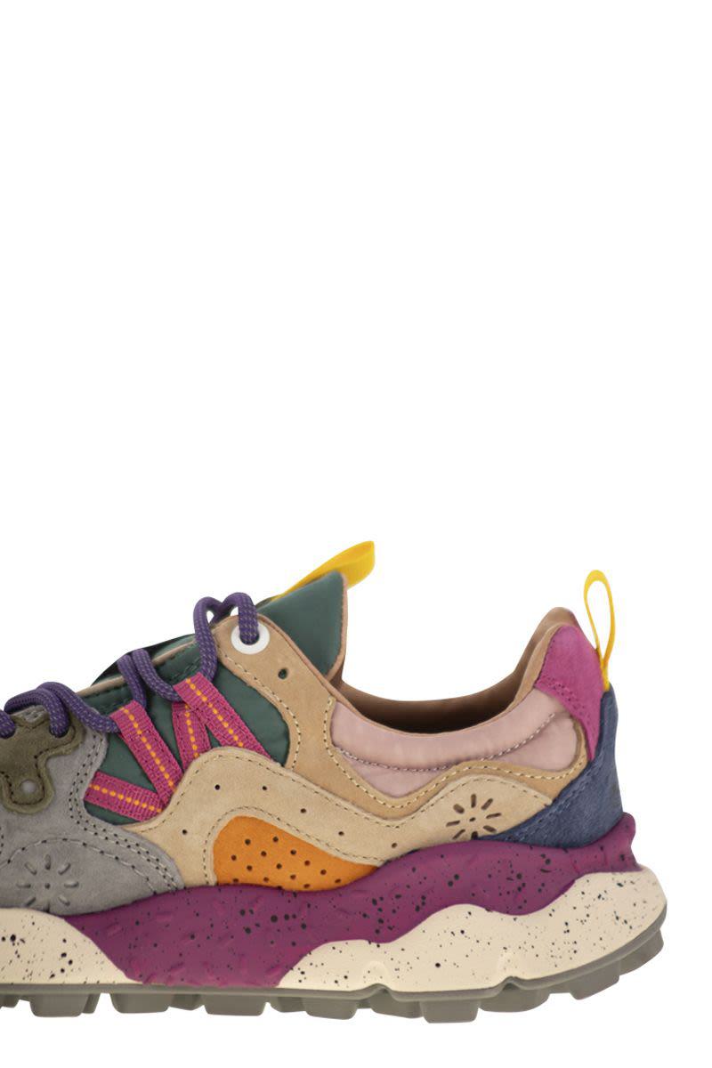 Flower Mountain Yamano 3 - Sneakers aus Wildleder und Funktionsgewebe