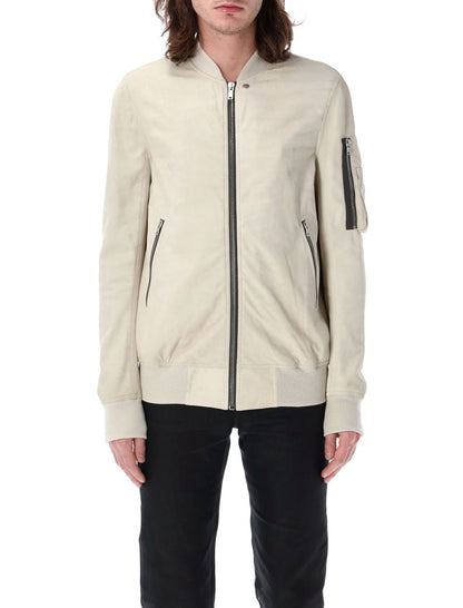 Rick Owens – Klassische Flight-Lammlederjacke