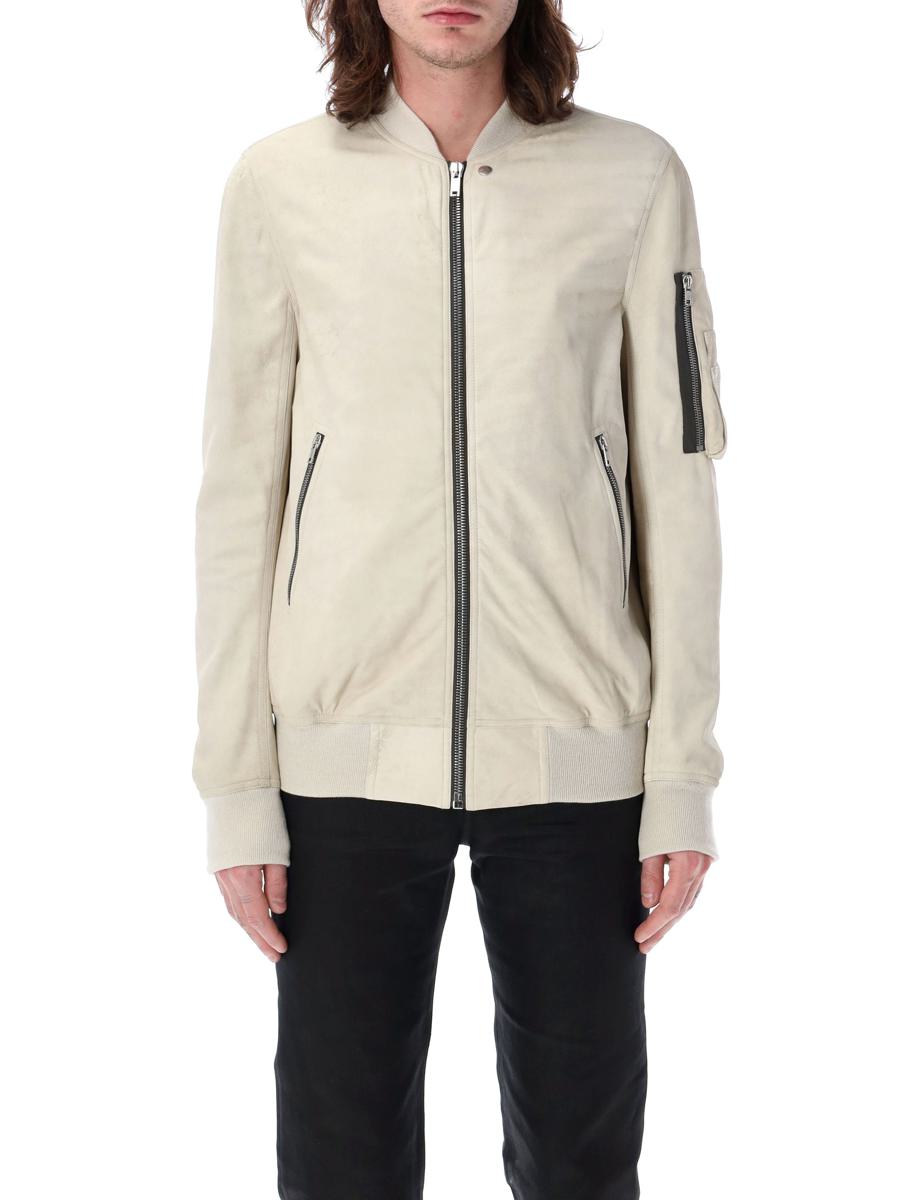 Rick Owens – Klassische Flight-Lammlederjacke