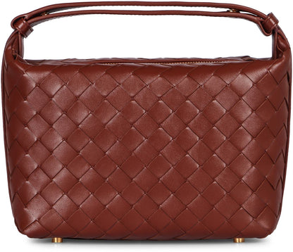 Bottega Veneta Mini-Schultertasche Wallace aus Leder