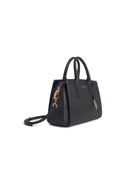Michael Kors – Kleine schwarze Ledertasche „Laila“