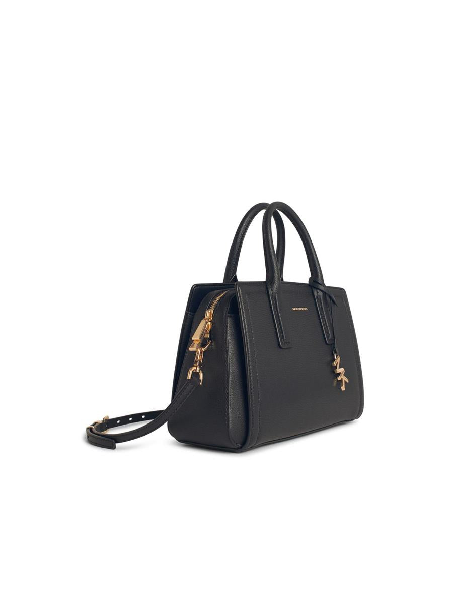 Michael Kors – Kleine schwarze Ledertasche „Laila“