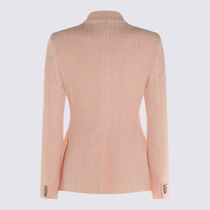 Tagliatore Elfenbeinfarbener Baumwollblazer