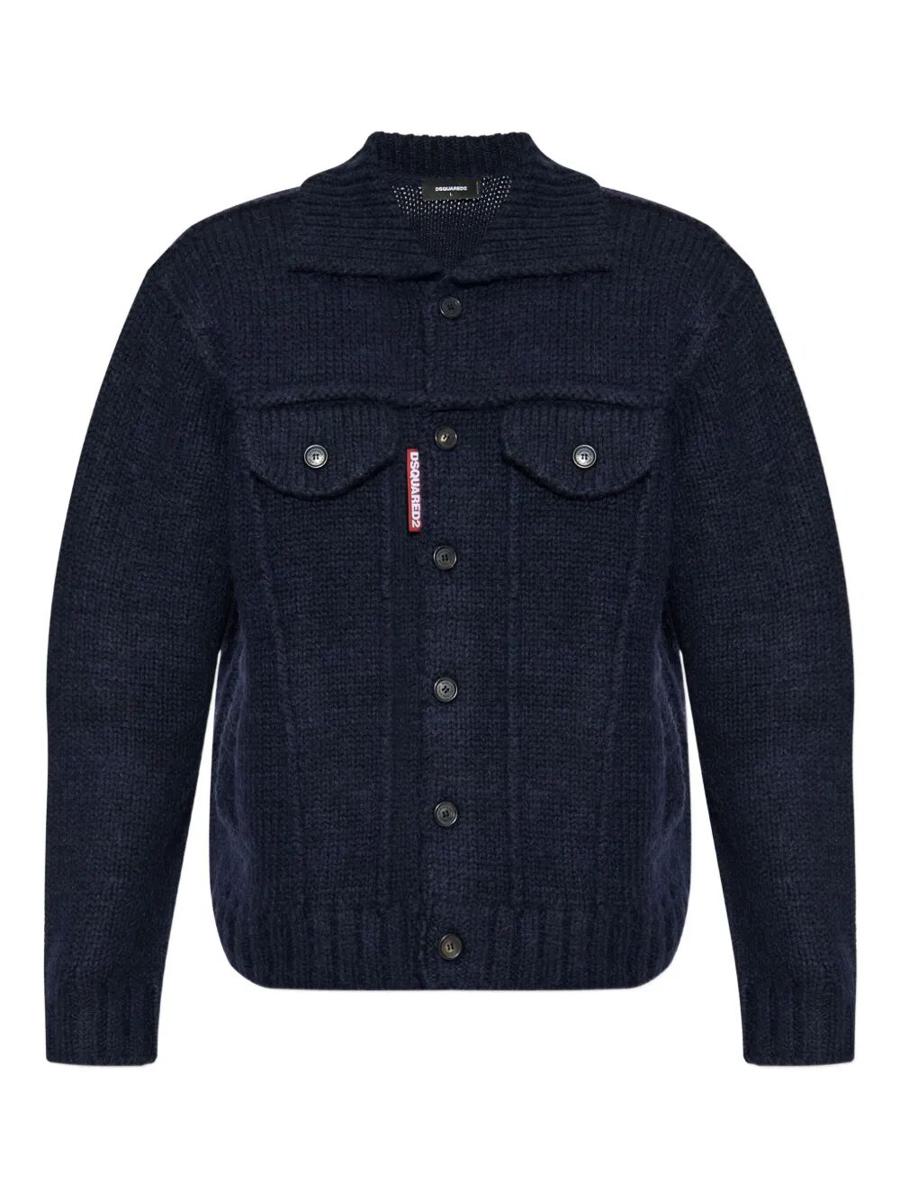 DSQUARED2 Strick-Jeansjacke Kleidung