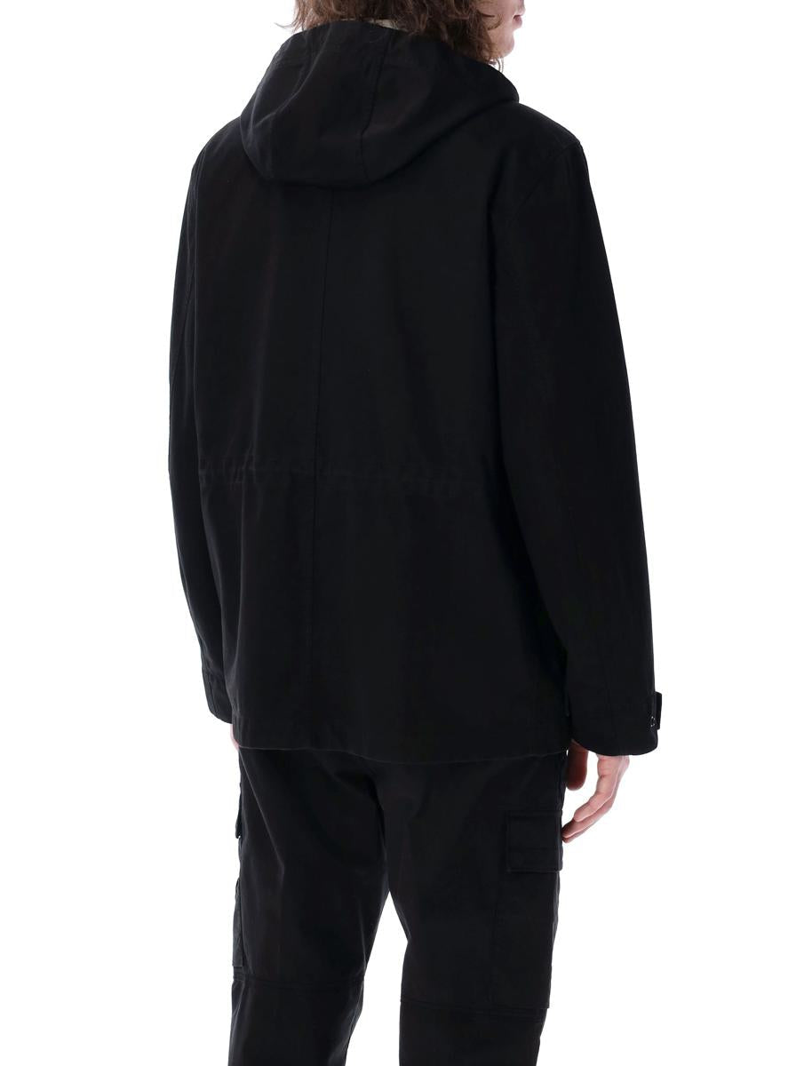 Stone Island Raso Gommato Kapuzenjacke