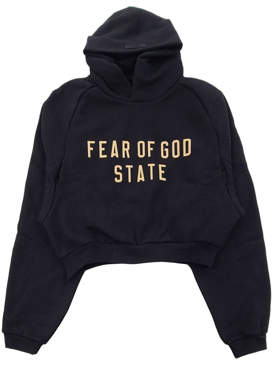 Fear Of God Essential Fleece Cropped Hoodie Kleidung