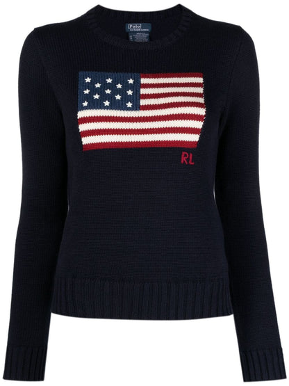 Pullover mit Flagge