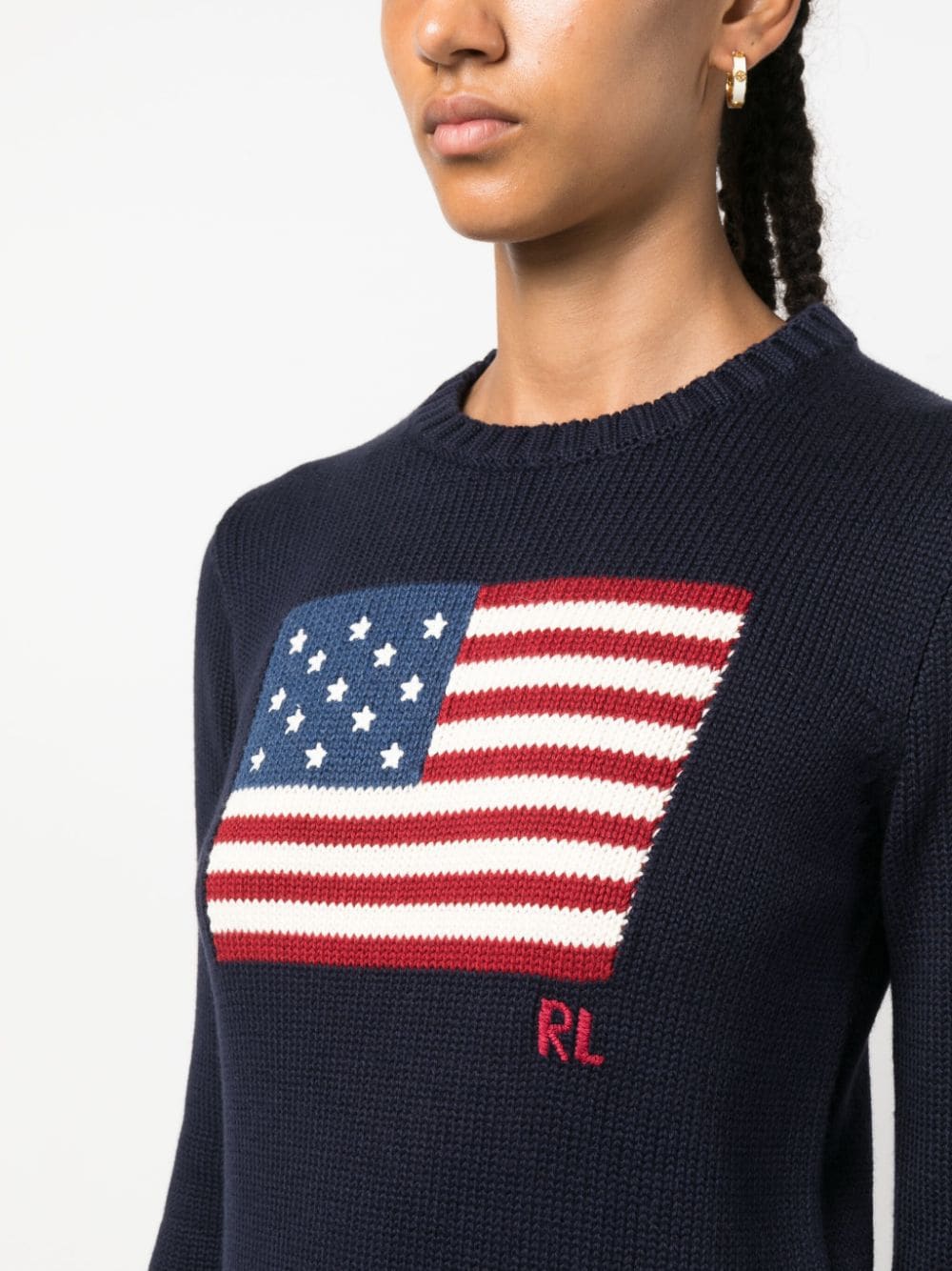 Pullover mit Flagge