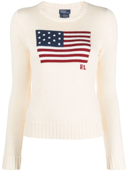 Pullover mit Flagge