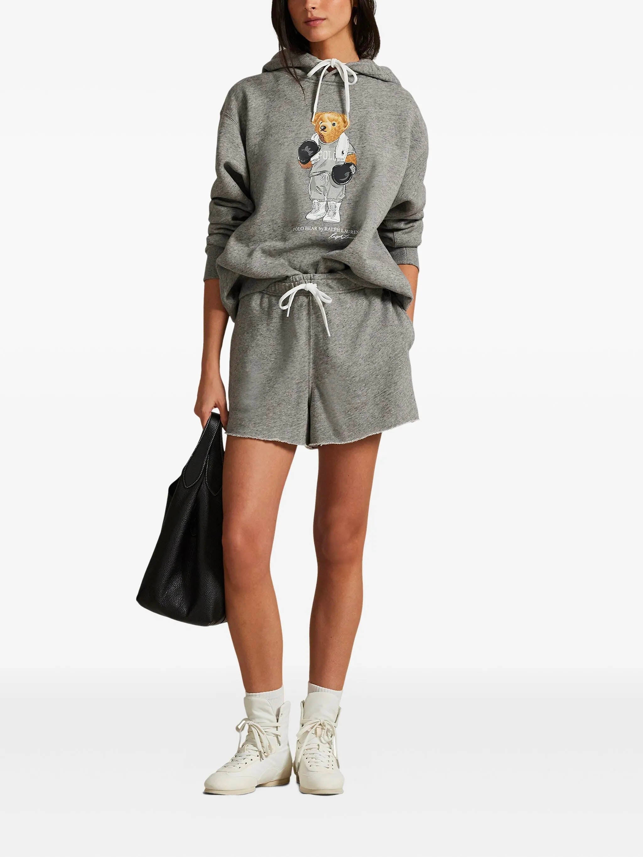 Fleece-Hoodie mit Polo Bear