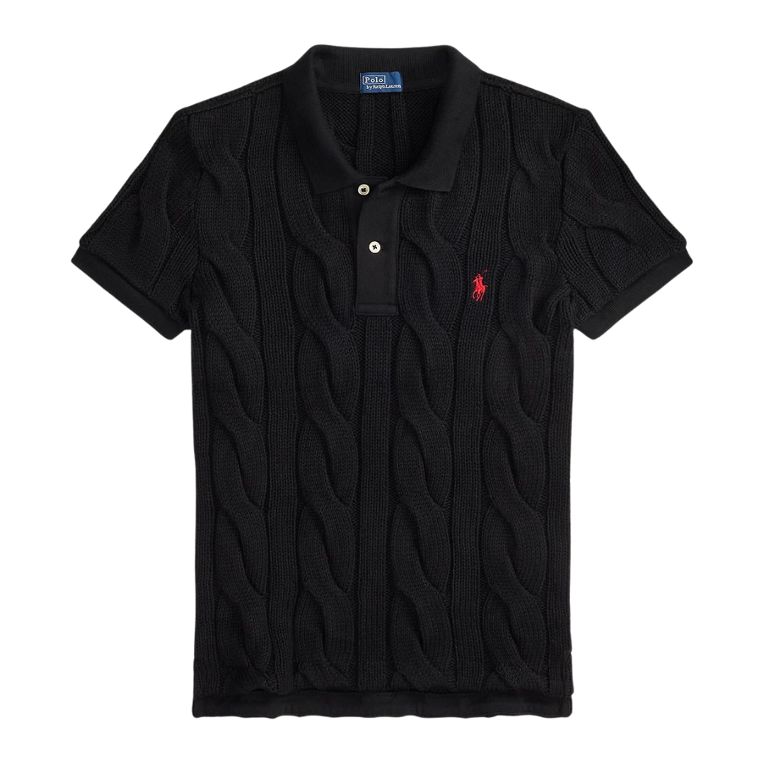Polo Ralph Lauren POLO RALPH LAUREN Poloshirt aus Baumwolle mit Zopfmuster