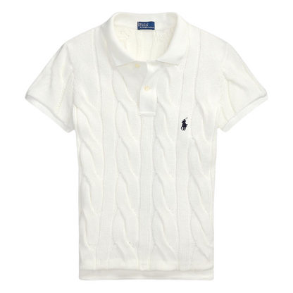 Polo Ralph Lauren POLO RALPH LAUREN Poloshirt aus Baumwolle mit Zopfmuster