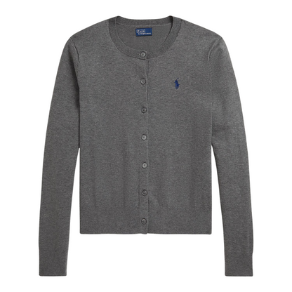 Polo Ralph Lauren POLO RALPH LAUREN Strickjacke aus Baumwolle mit Rundhalsausschnitt