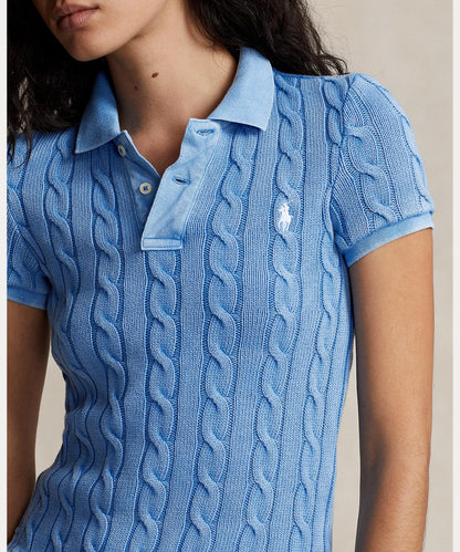 Polo Ralph Lauren – Poloshirt mit Zopfmuster