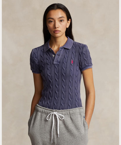 Polo Ralph Lauren – Poloshirt mit Zopfmuster