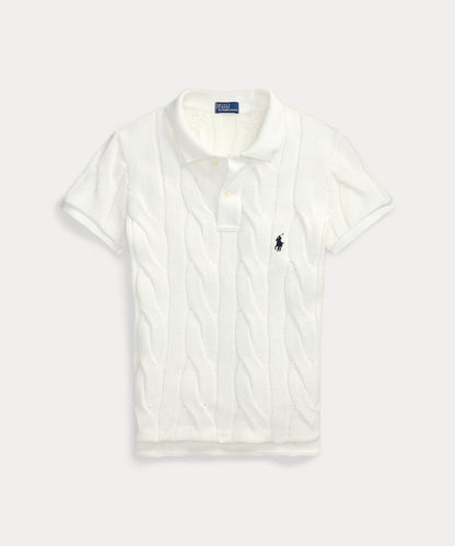 Polo Ralph Lauren POLO RALPH LAUREN Poloshirt aus Baumwolle mit Zopfmuster