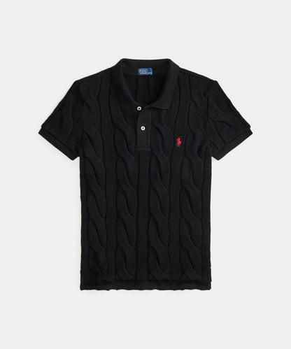 Polo Ralph Lauren POLO RALPH LAUREN Poloshirt aus Baumwolle mit Zopfmuster
