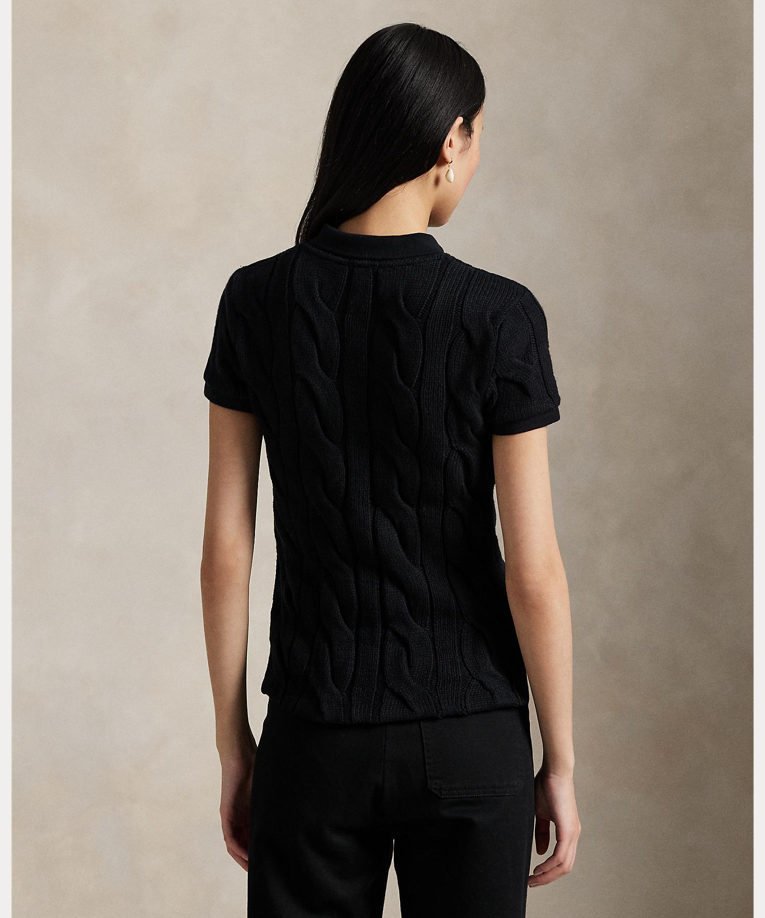 Polo Ralph Lauren POLO RALPH LAUREN Poloshirt aus Baumwolle mit Zopfmuster