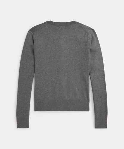 Polo Ralph Lauren POLO RALPH LAUREN Strickjacke aus Baumwolle mit Rundhalsausschnitt