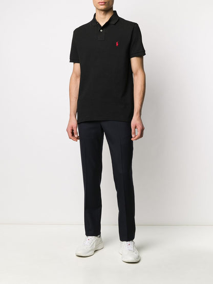 Mesh-Poloshirt mit klassischer Passform