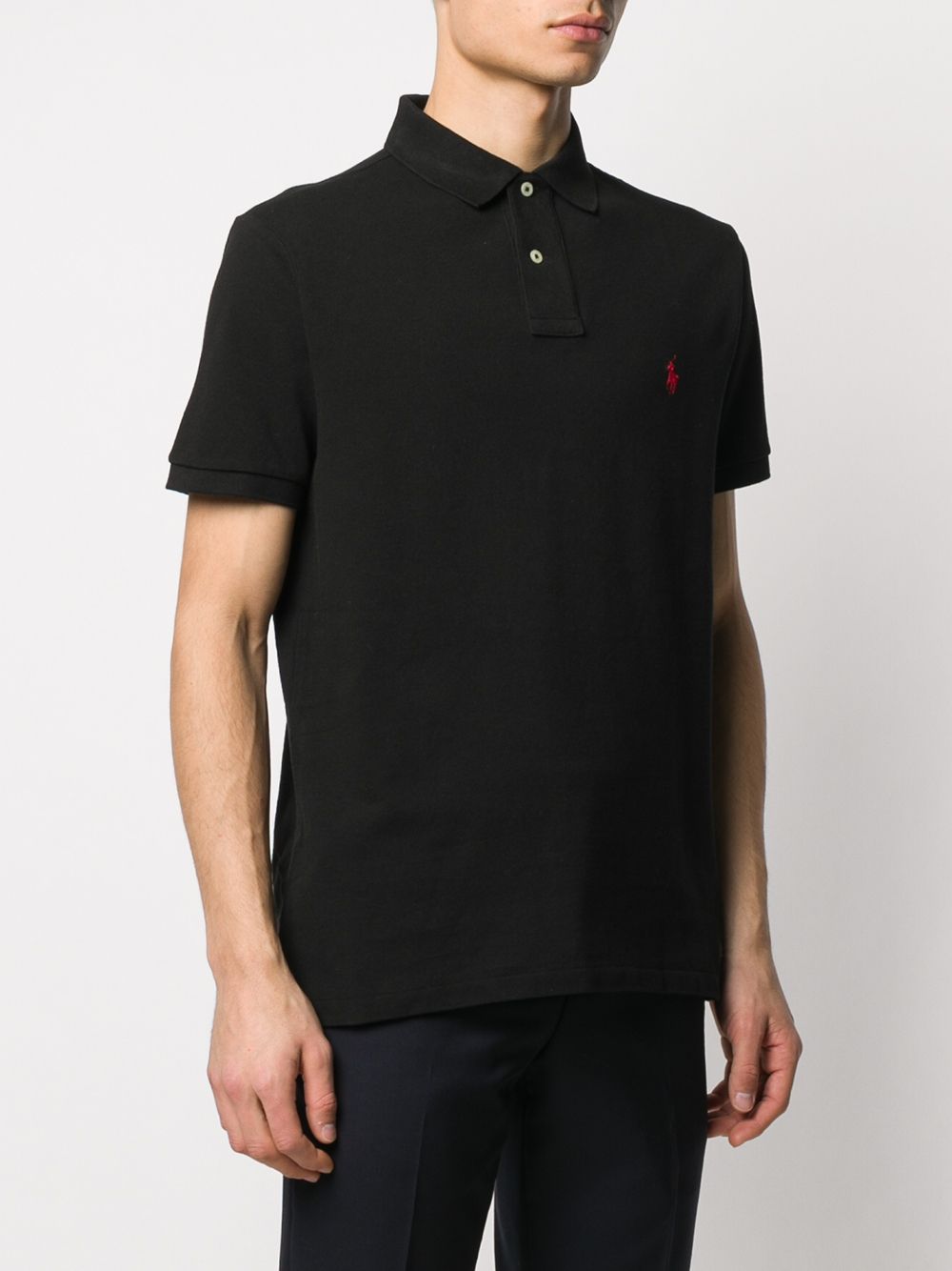 Mesh-Poloshirt mit klassischer Passform