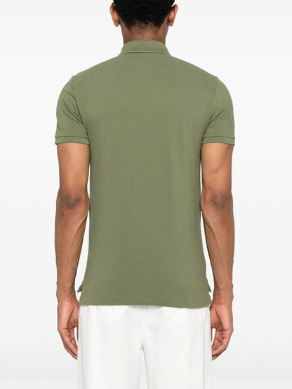 Slim Fit Mesh-Poloshirt