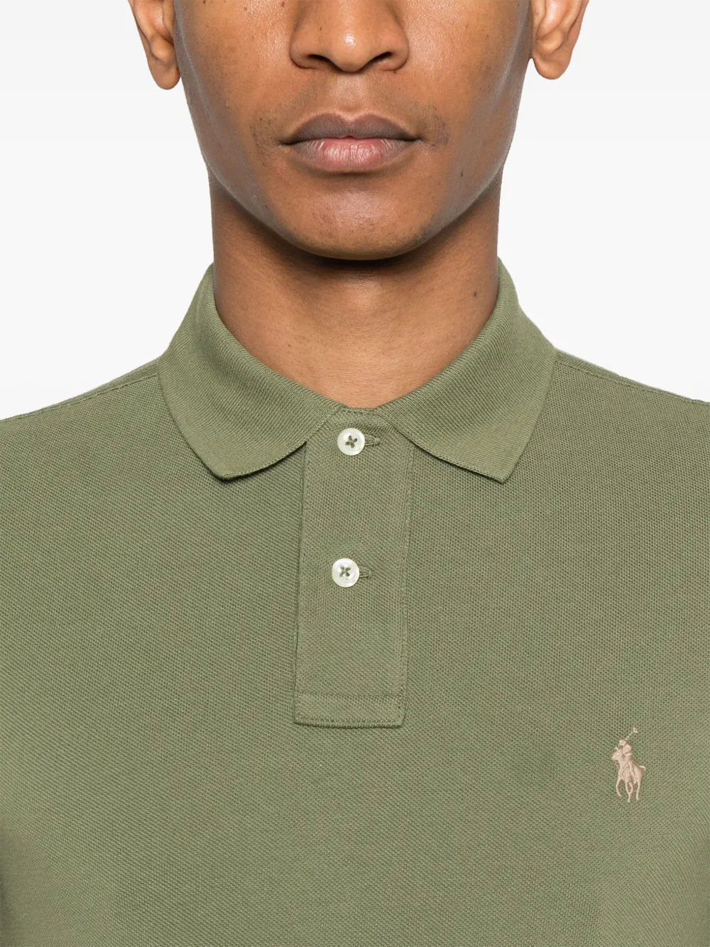 Slim Fit Mesh-Poloshirt