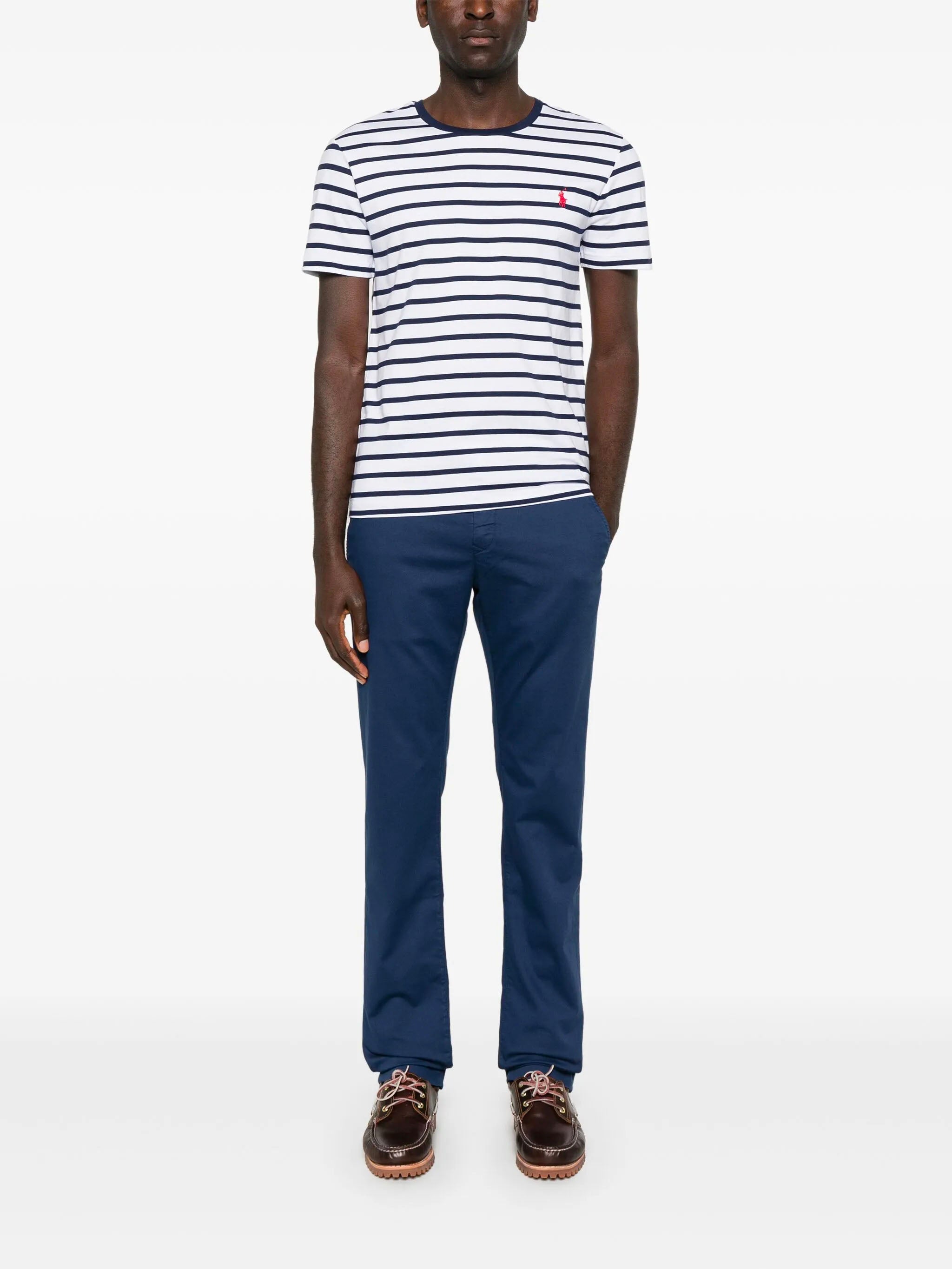 Individuelles Slim-Fit-T-Shirt mit Streifen