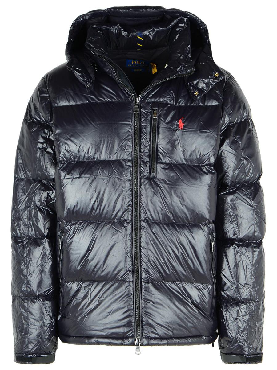 Polo Ralph Lauren – Schwarze Jacke aus Nylonmischung