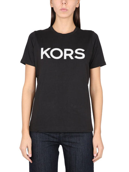 Michael Kors T-Shirt mit Rundhalsausschnitt