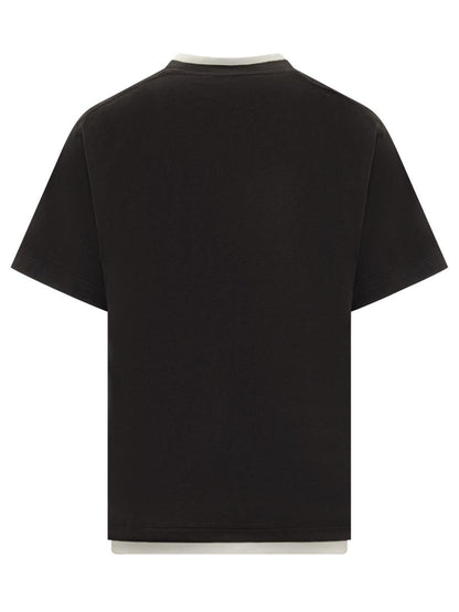 Dolce &amp; Gabbana Dolce &amp; Gabbana Herren T-Shirt mit Logo-Stickerei in Schwarz