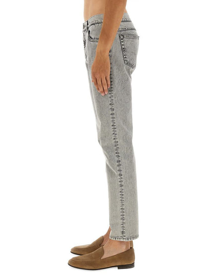 Dolce &amp; Gabbana – Regular-Hose aus Baumwolle