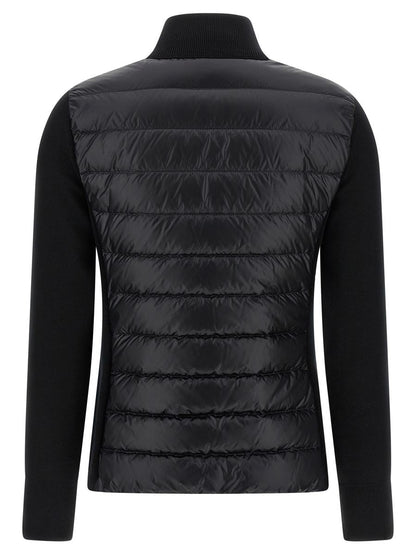 Moncler Zwei-Material-Cardigan