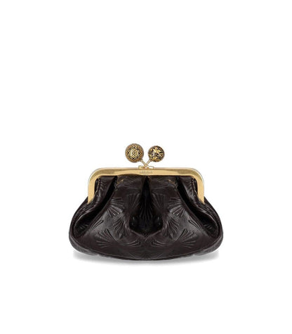 Weekend Max Mara – Kleine braune Clutch „Pasticcino Spanish Heritage“