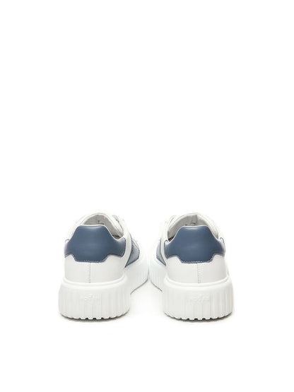 Hogan – Weiße Sneakers mit H-Streifen