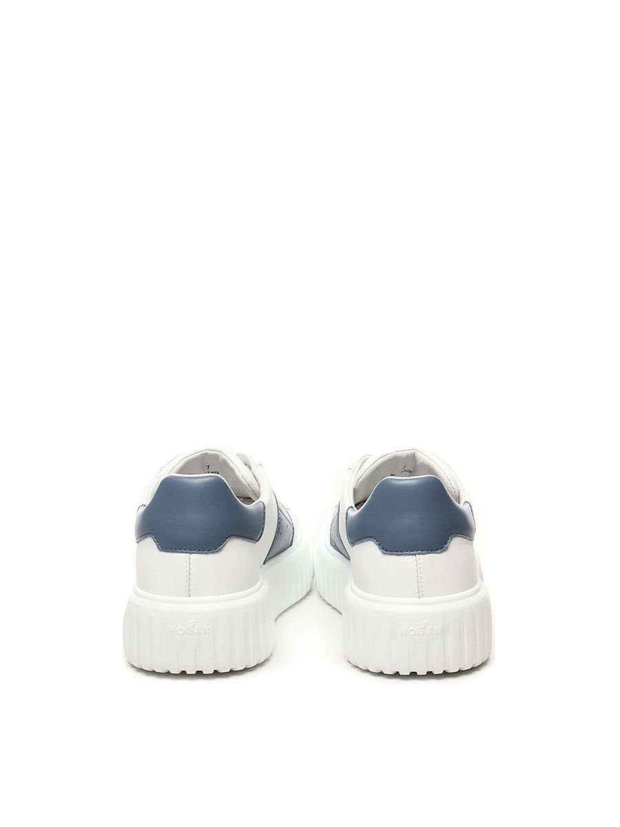 Hogan – Weiße Sneakers mit H-Streifen