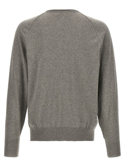 Ma'Ry'Ya Pullover mit V-Ausschnitt