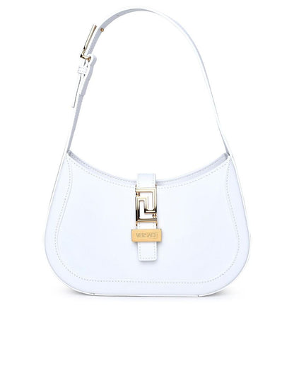 Versace Weiße Ledertasche