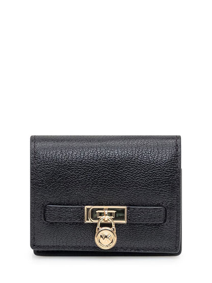 Michael Kors Michael Kors Schwarze Lederbrieftasche