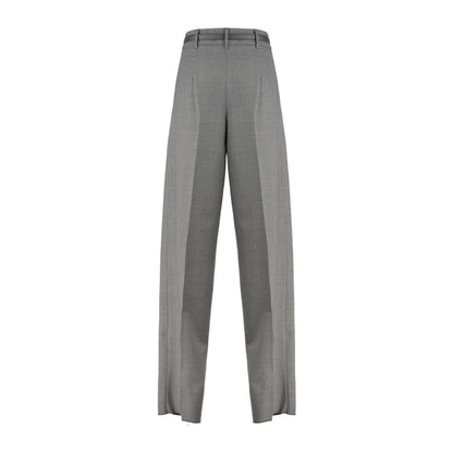 Max Mara – Graue Wollstrickhose