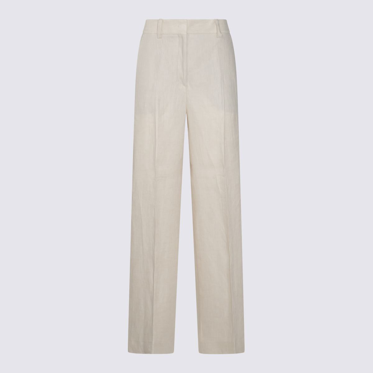 Beige Leinenhose von Incotex