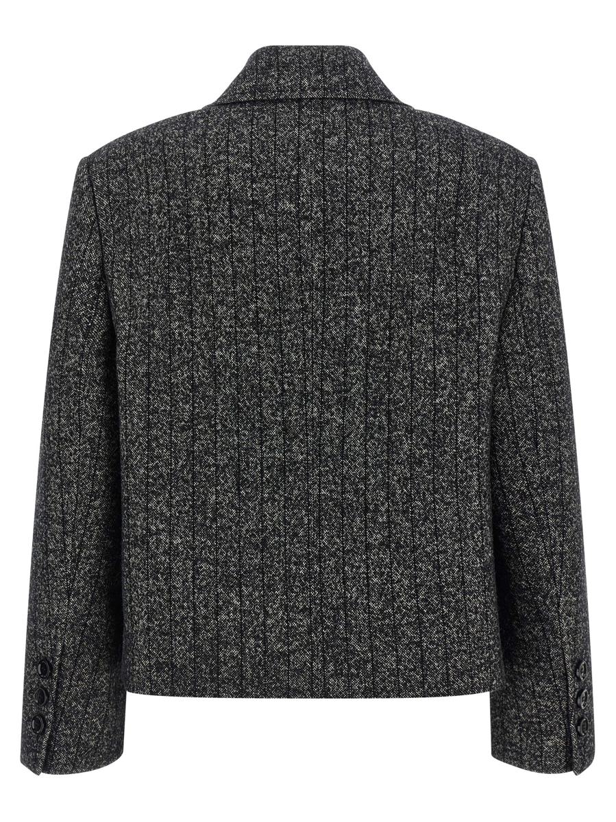 Dolce &amp; Gabbana gestreifter Wollblazer