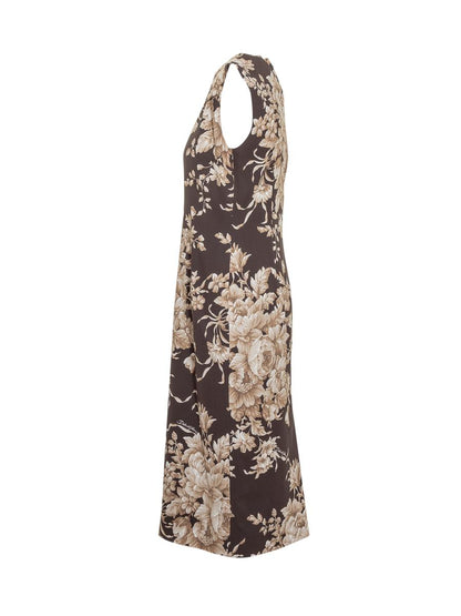 Dolce &amp; Gabbana Dolce &amp; Gabbana Ärmelloses Blumenkleid
