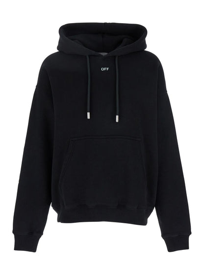 Schwarzer Hoodie „Vibe Arrow Skate“ mit Kapuze mit Kordelzug und Maxi-Logo-Print auf der Rückseite aus Baumwolle