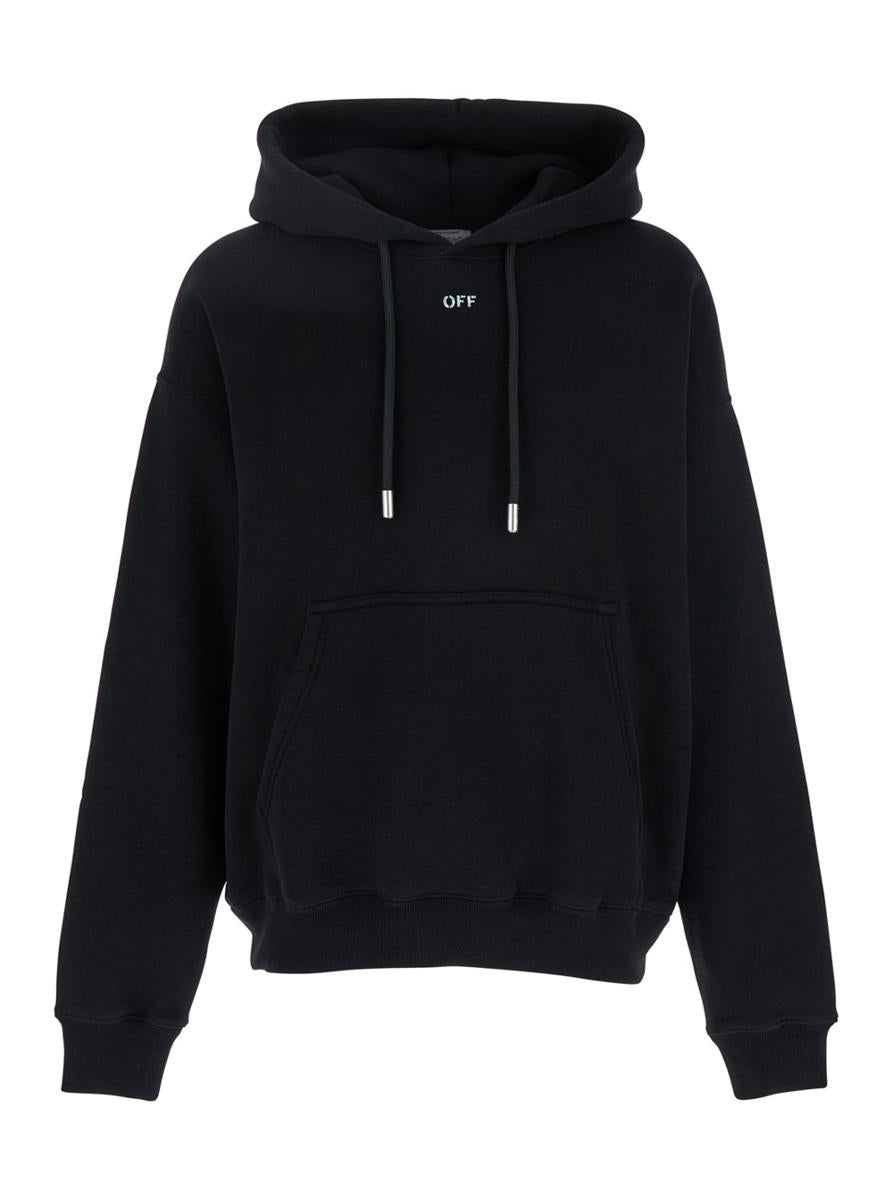 Schwarzer Hoodie „Vibe Arrow Skate“ mit Kapuze mit Kordelzug und Maxi-Logo-Print auf der Rückseite aus Baumwolle